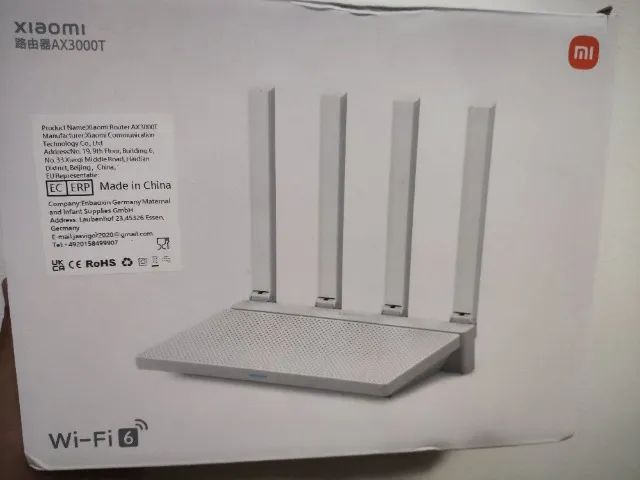 Roteador xiaomi ax3000t wifi 6 com openwrt instalado