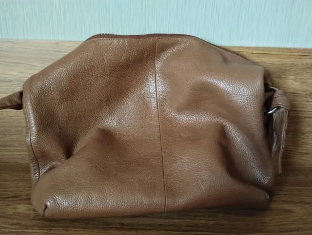 Original bolsa Jorge Bischoff de couro marrom - Foto 3