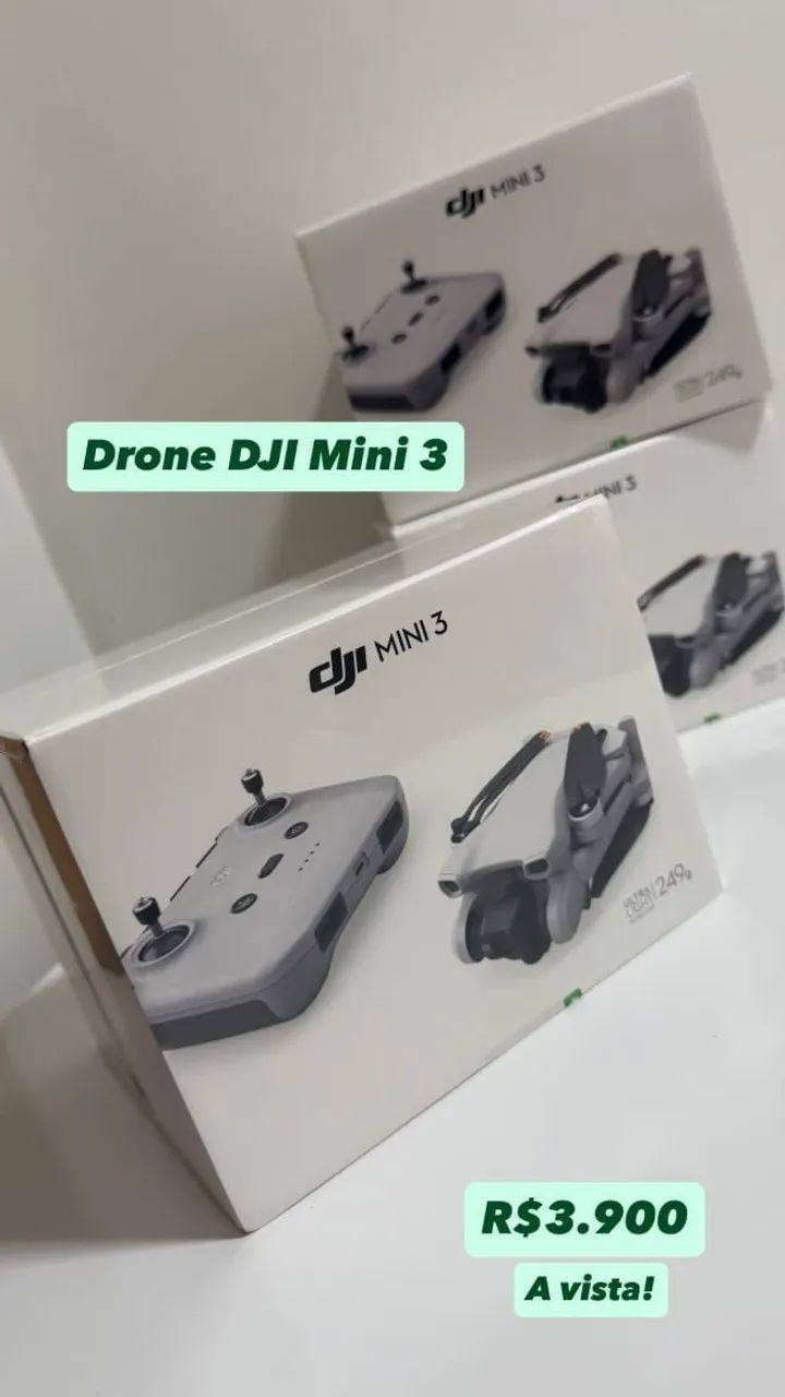 Drone DJI Mini 3 - Novo