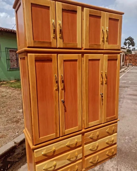 Guarda roupa de Madeira Maciça - novo - Foto 4