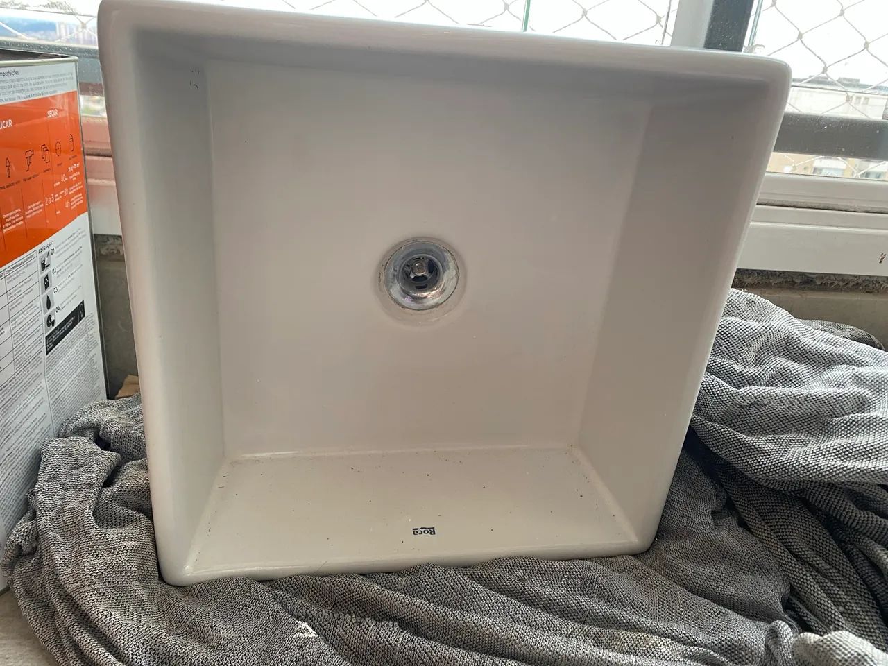 cuba de apoio quadrada 35x35 roca64842098757507123