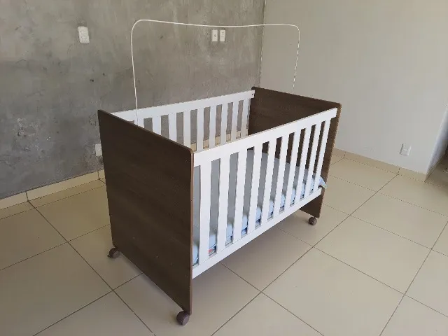 Berço grande com Colchão Infantil Ortobom - Pouco usado