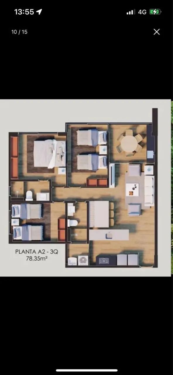 Apartamento para repasse em COTOVELO-Porto Cotovelo  - Foto 5