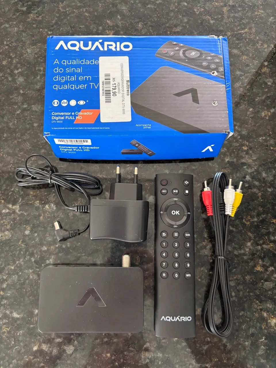 Conversor de TV Aquário NOVO
