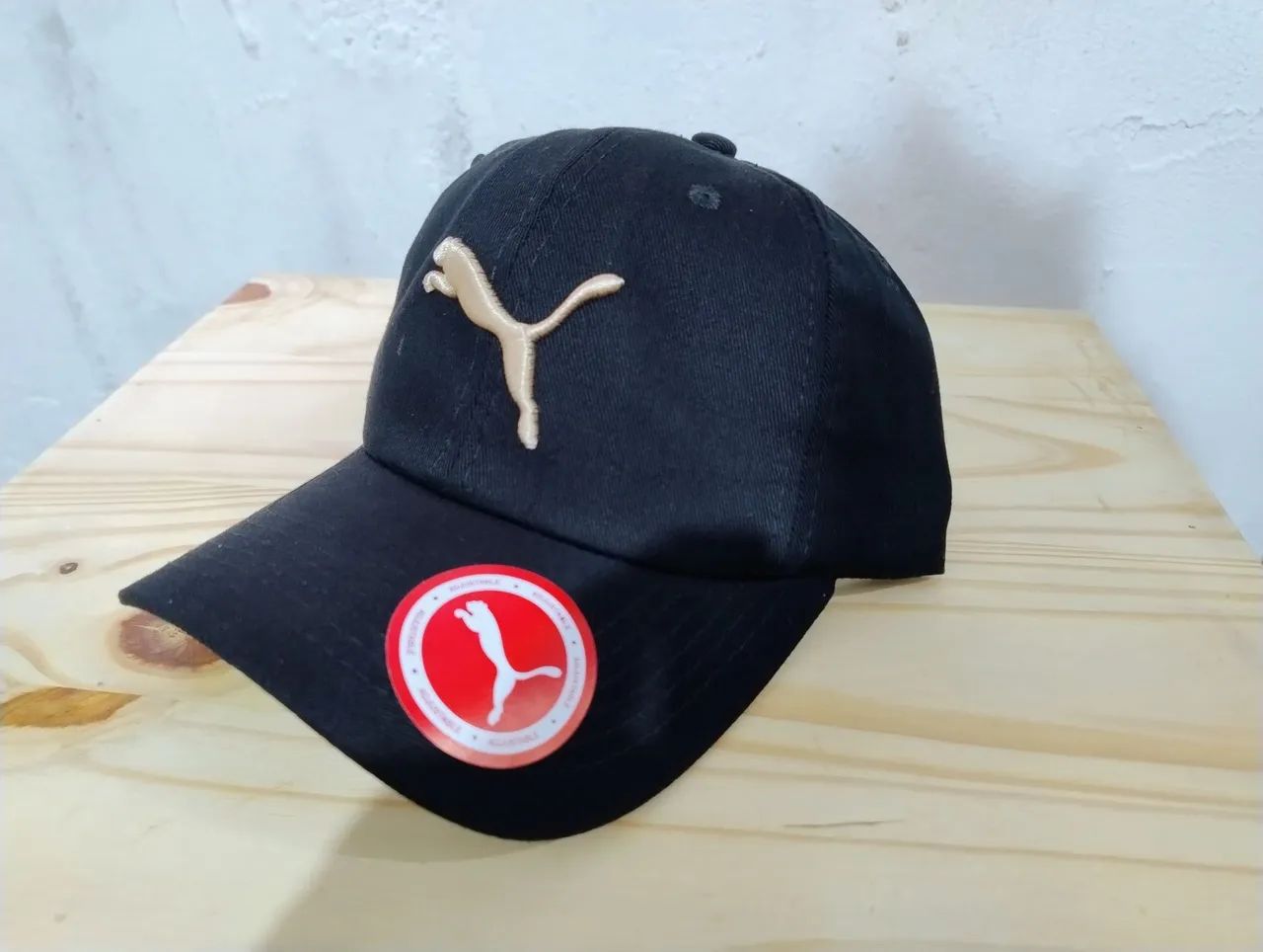 Boné Puma Preto com Logo Dourado - Foto 3