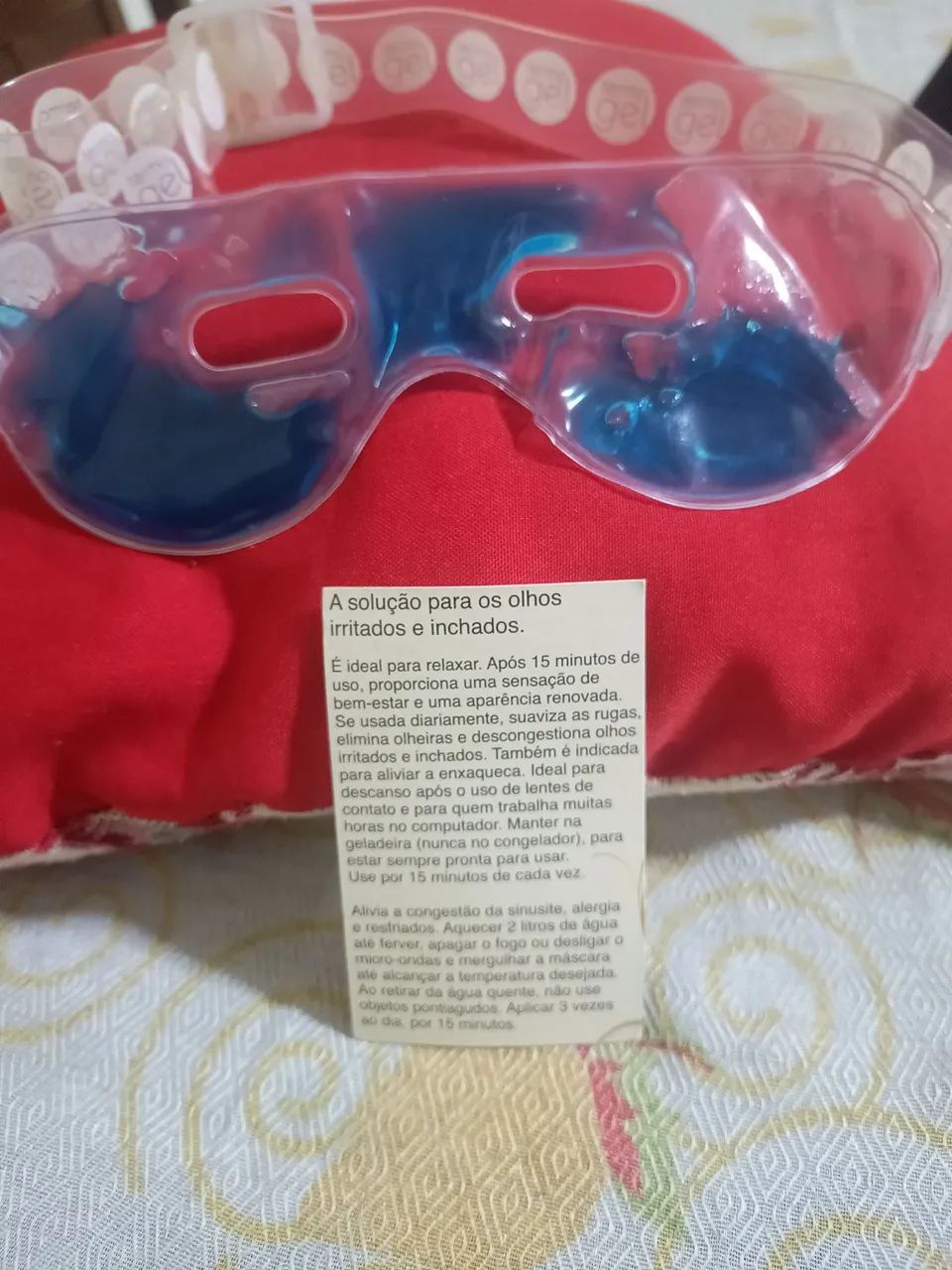 Máscara Termo Gel  para olhos irritados e inchados - Foto 5
