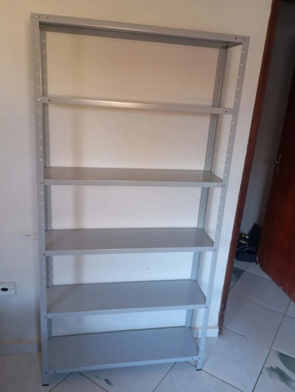 Prateleira de aço 6 bandejas - entrega e montagem gratuita 