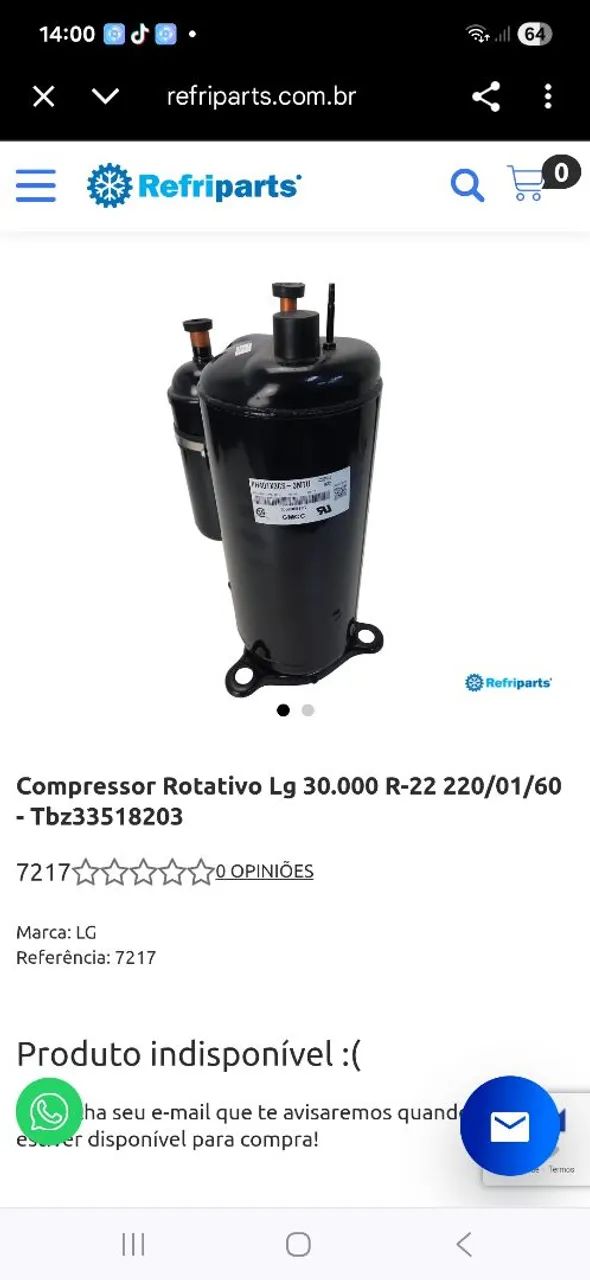 Compressores de 24 e 30.000btus R-22 - Foto 2
