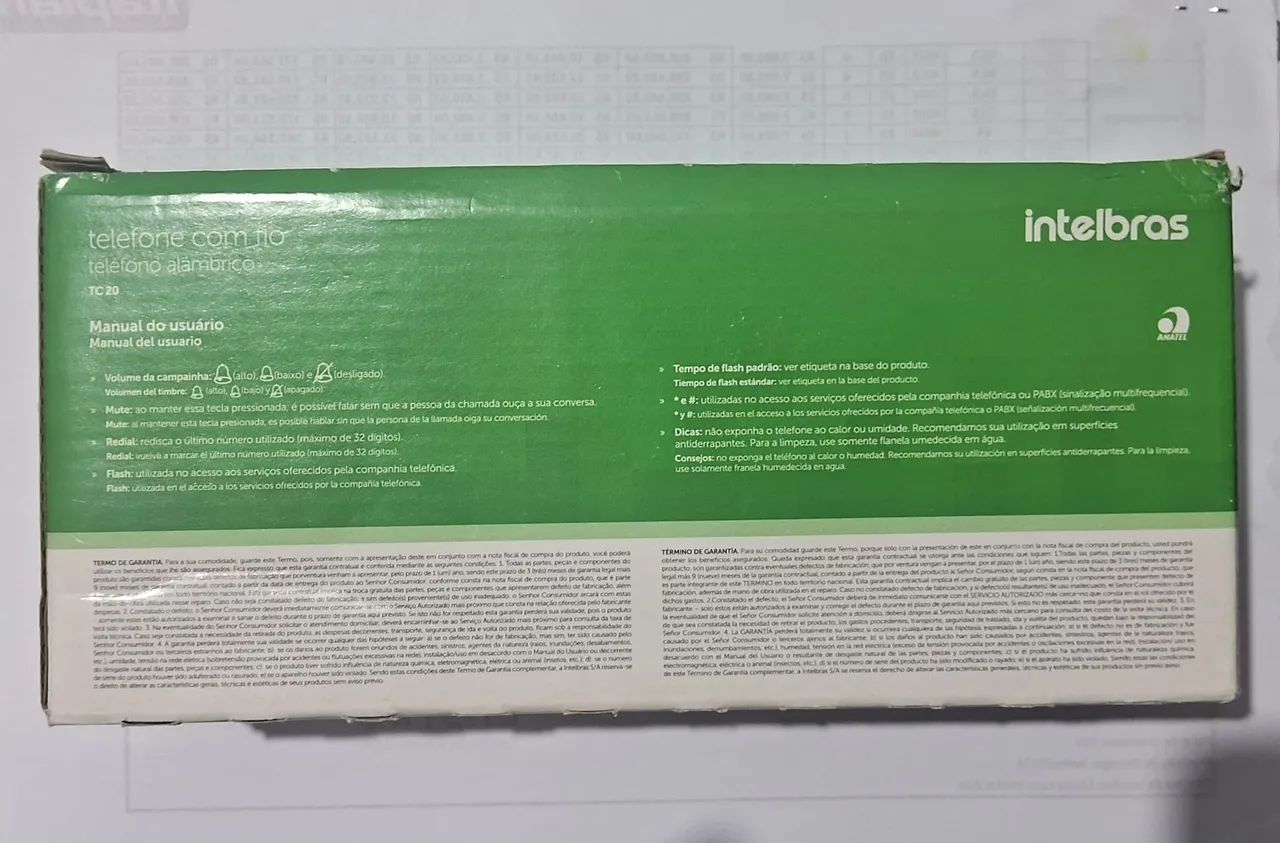 Telefone com Fio Intelbras TC20 - Novo na Caixa - Foto 5