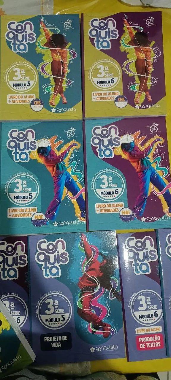 Livros do 3°ano do Ensino Médio - Sistema Conquista - Foto 2