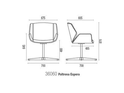 Poltrona cadeira cavaletti spot - Foto 4