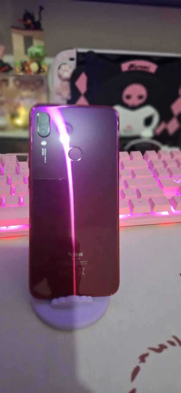 Celular Xiaomi Redmi Note 7 Rosa/Roxo  - Foto 3