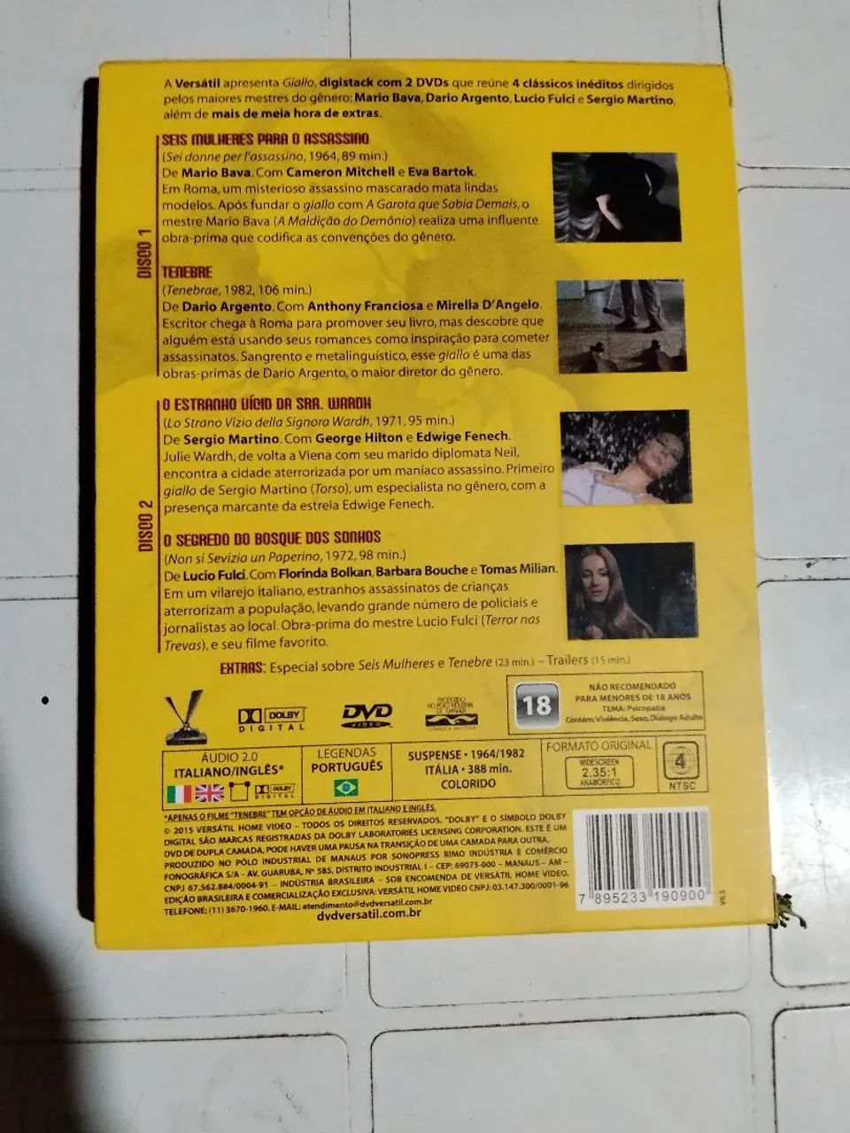 DVD Box Giallo  - Foto 2