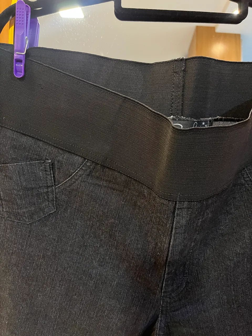 Calça jeans preta - Foto 4