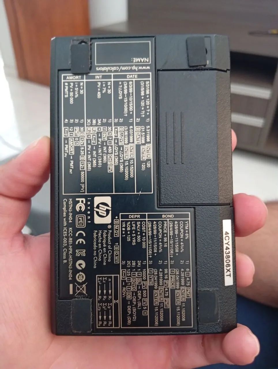 Calculadora HP 12c bem conservada  - Foto 3