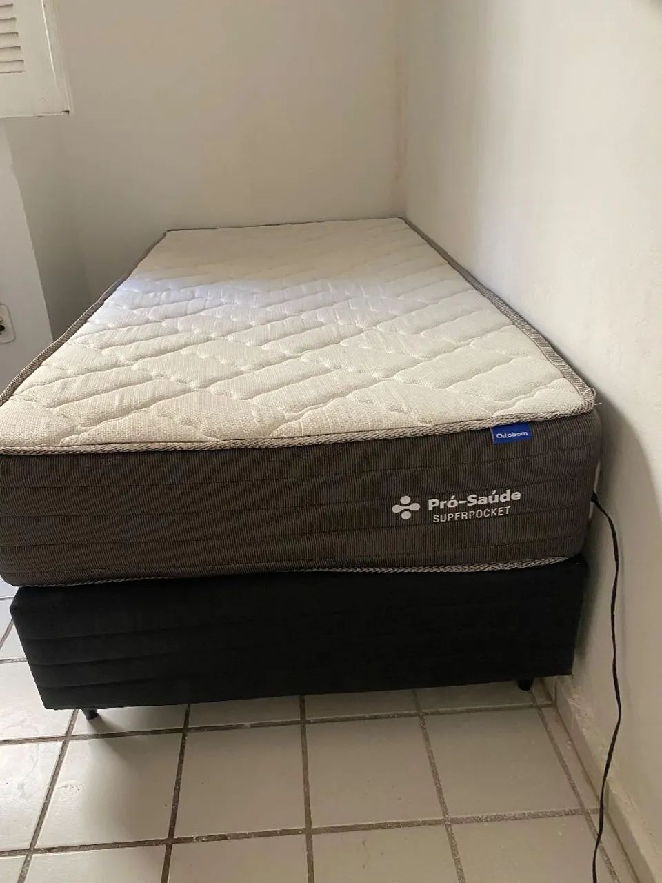 Vendo Cama de Solteiro Ortopédica Ortobom  - Foto 2