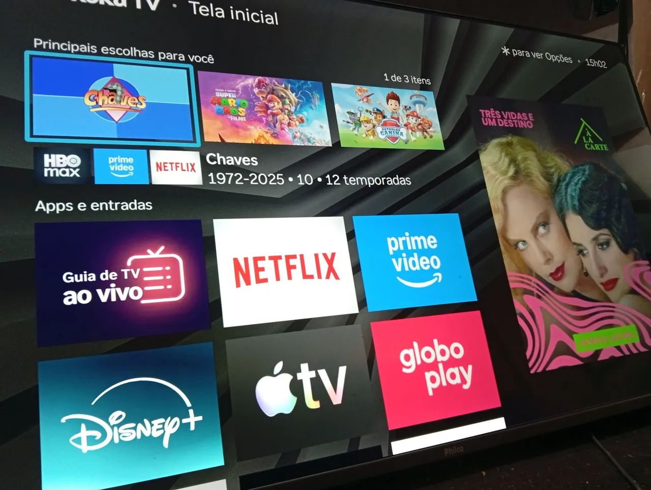 Vendo TV Philco 50 Roku 4k - Foto 3