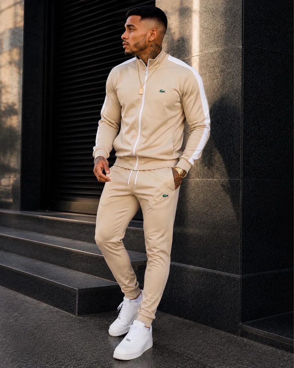 Conjunto jaqueta e calça 