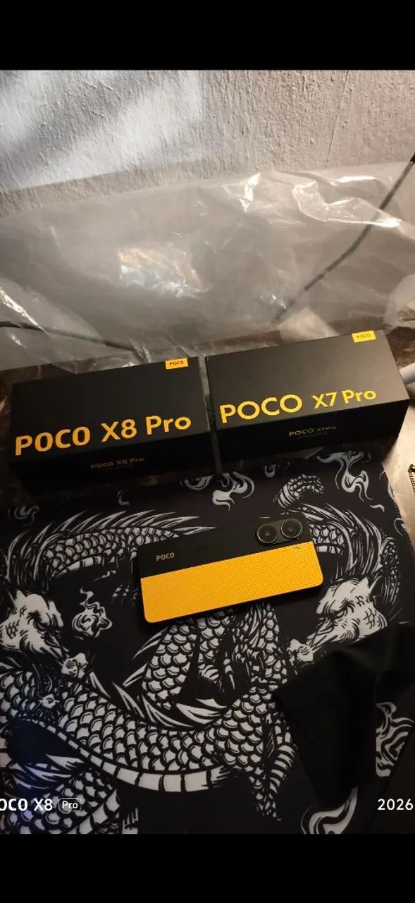Poco x8 pro 12/512 e poco x7 pro 256/8