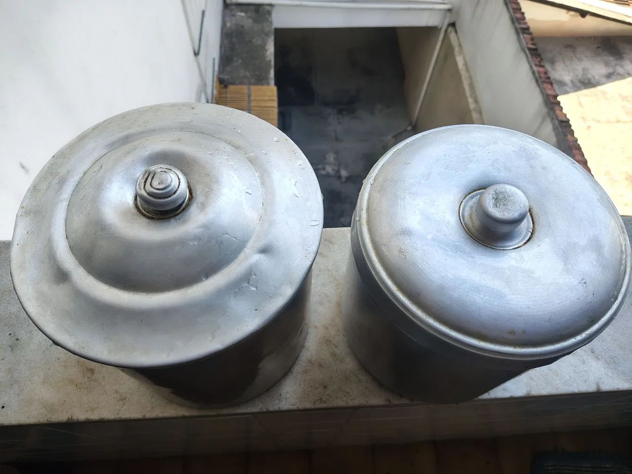 2 Latas de mantimento antigas em alumínio 1980 - Foto 2