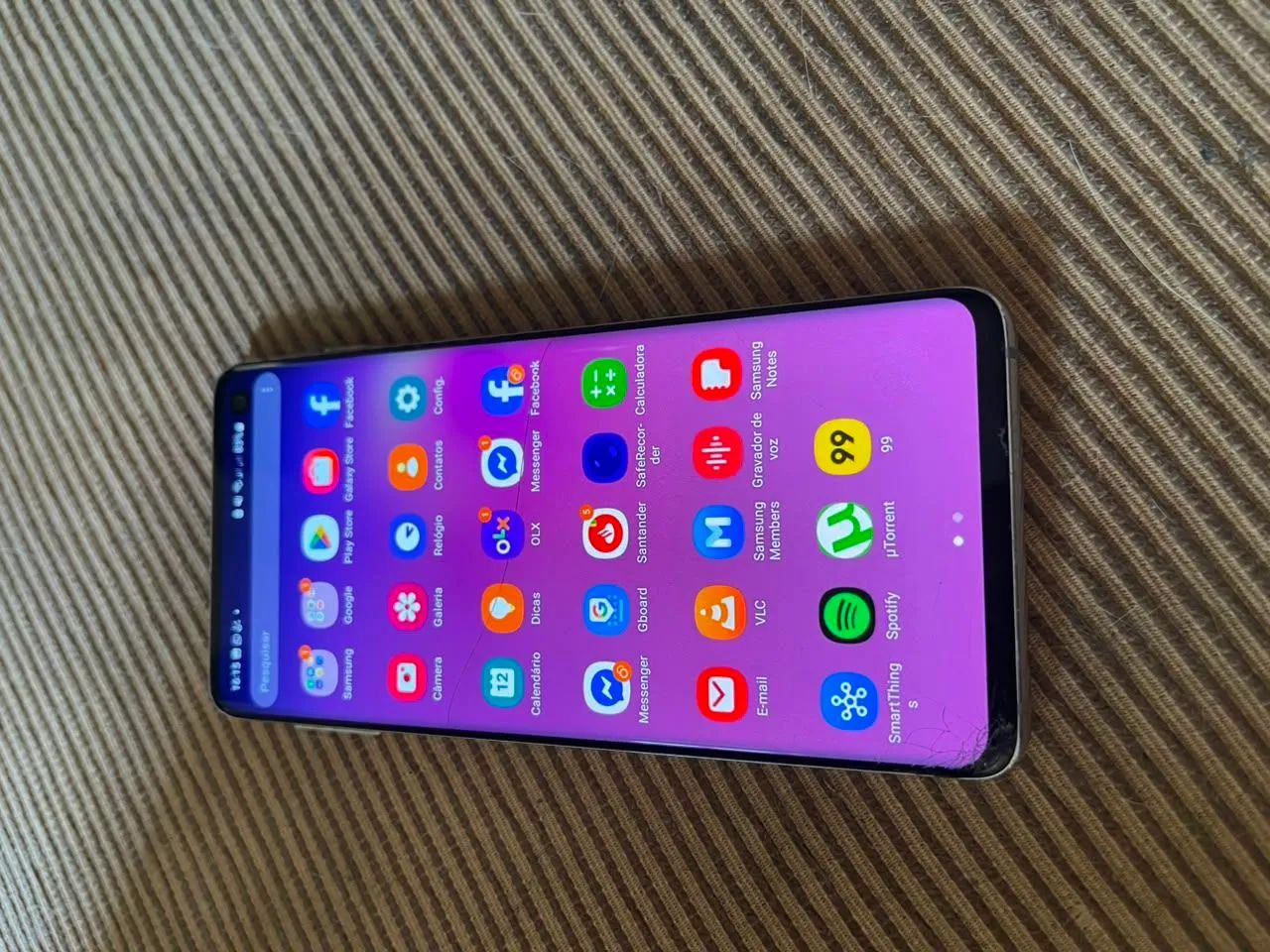 SAMSUNG S10 128GB 8 DE RAM C/ CAPA E UM CARREGADOR. - Foto 4