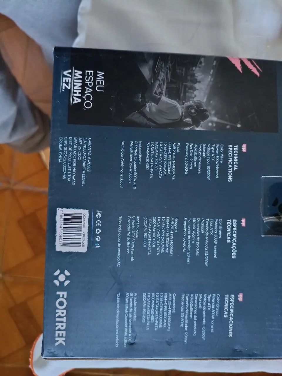 Fonte PC gamer nova na caixa  - Foto 2