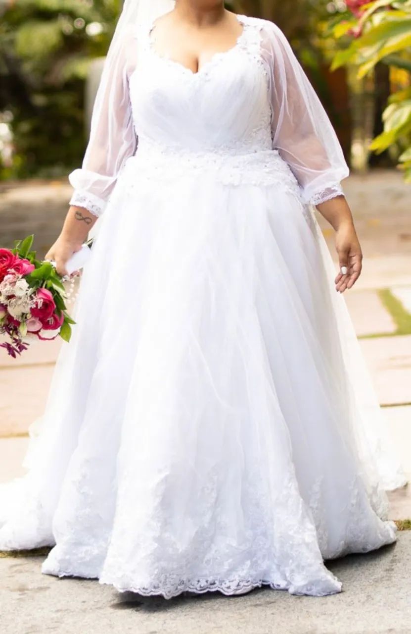 Vestido de noiva plus size - Foto 5