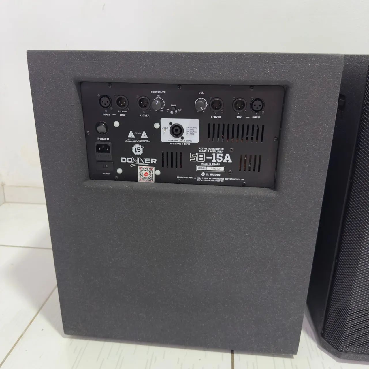 2 SUBWOOFER DONNER 15 ATIVOS. - Foto 2