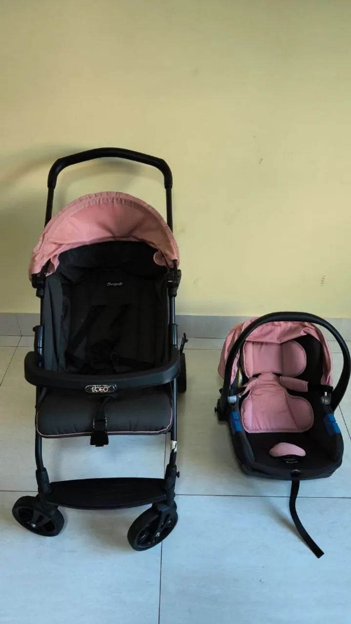 Carrinho e bebê conforto burigotto - Foto 3