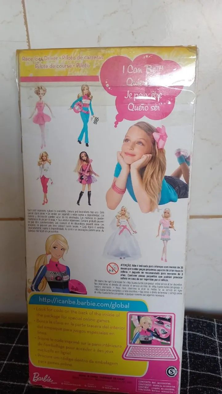 Barbie I Can Be Piloto de Formula 1 com Caixa - Foto 3