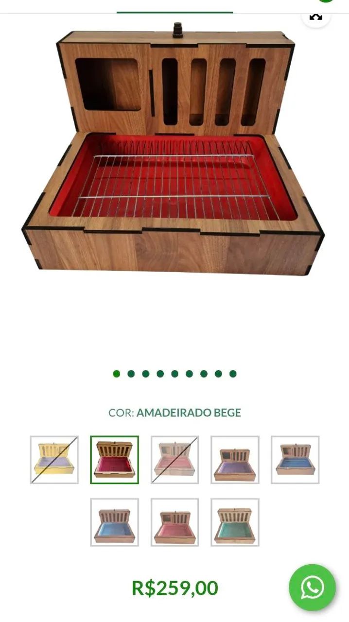 Gaiola e banheiro higiênico para coelho - Foto 5