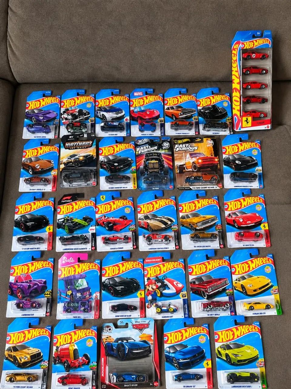 Pacote de hot Wheels