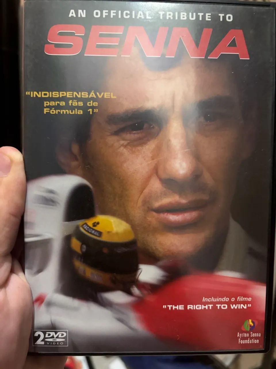 DVD Duplo - TRIBUTO AO SENNA