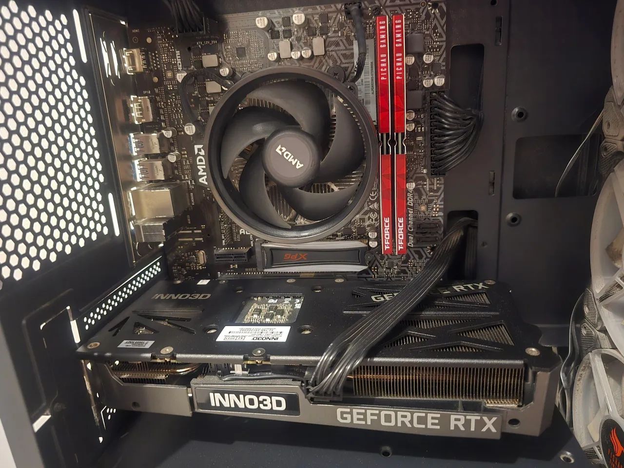 PC Gamer - Ryzen 5600, 3060 de 12GB, 16GB RAM ddr4 - Foto 2