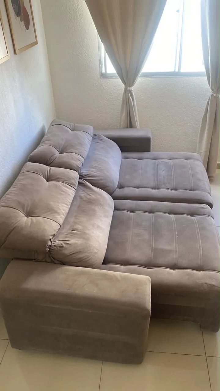 Sofá retrátil 4 lugares - Foto 3