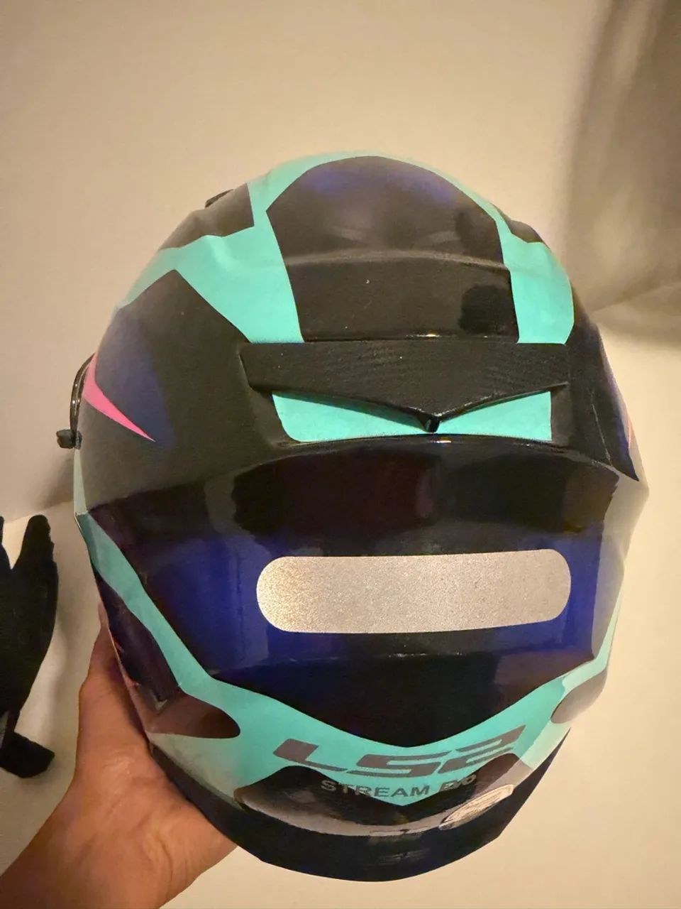 CAPACETE LS2 FF320 STREAM CROWN - SEMINOVO - Foto 3