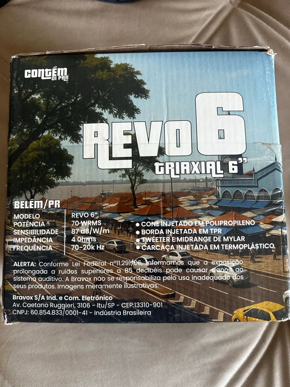 Auto Falante Bravox Evo 6 Triaxial