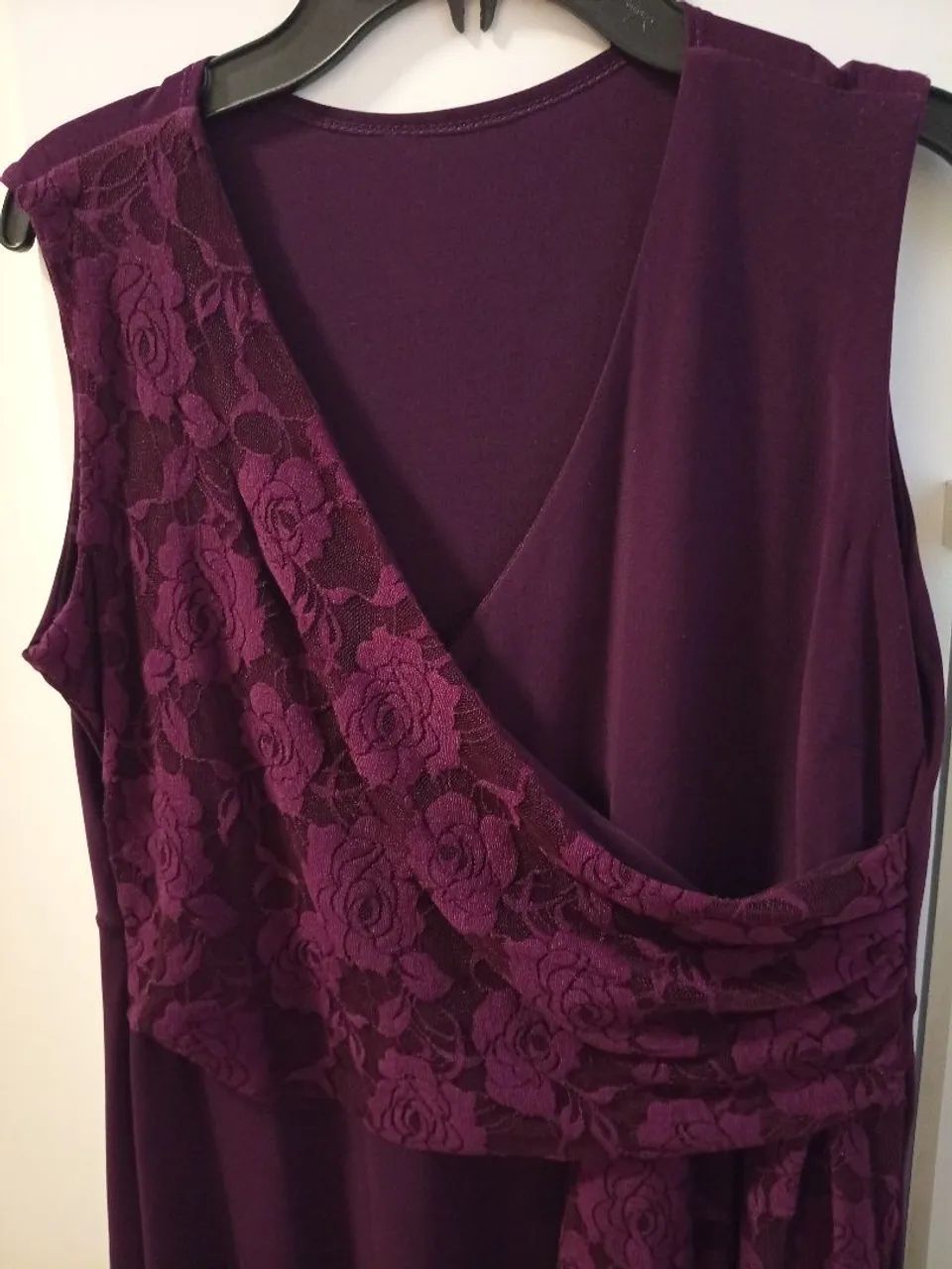 Vestido Roxo Festa Tam M