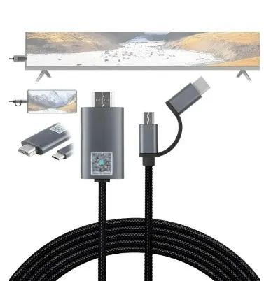 Cabo Usb Type C Para Hdmi 2.0 60hz 2m