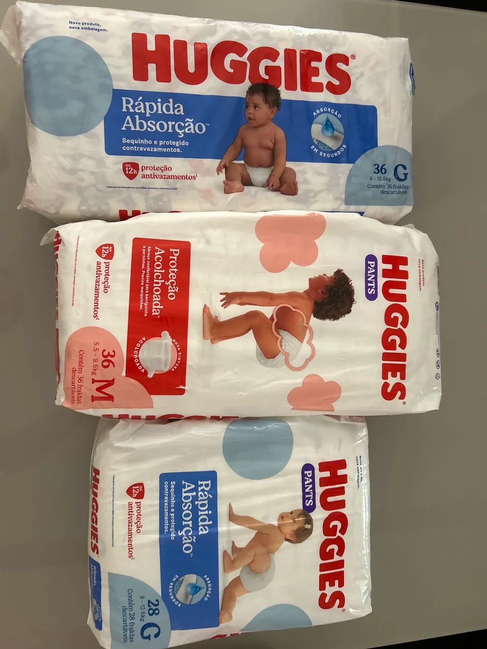 Fraldas descartaveis