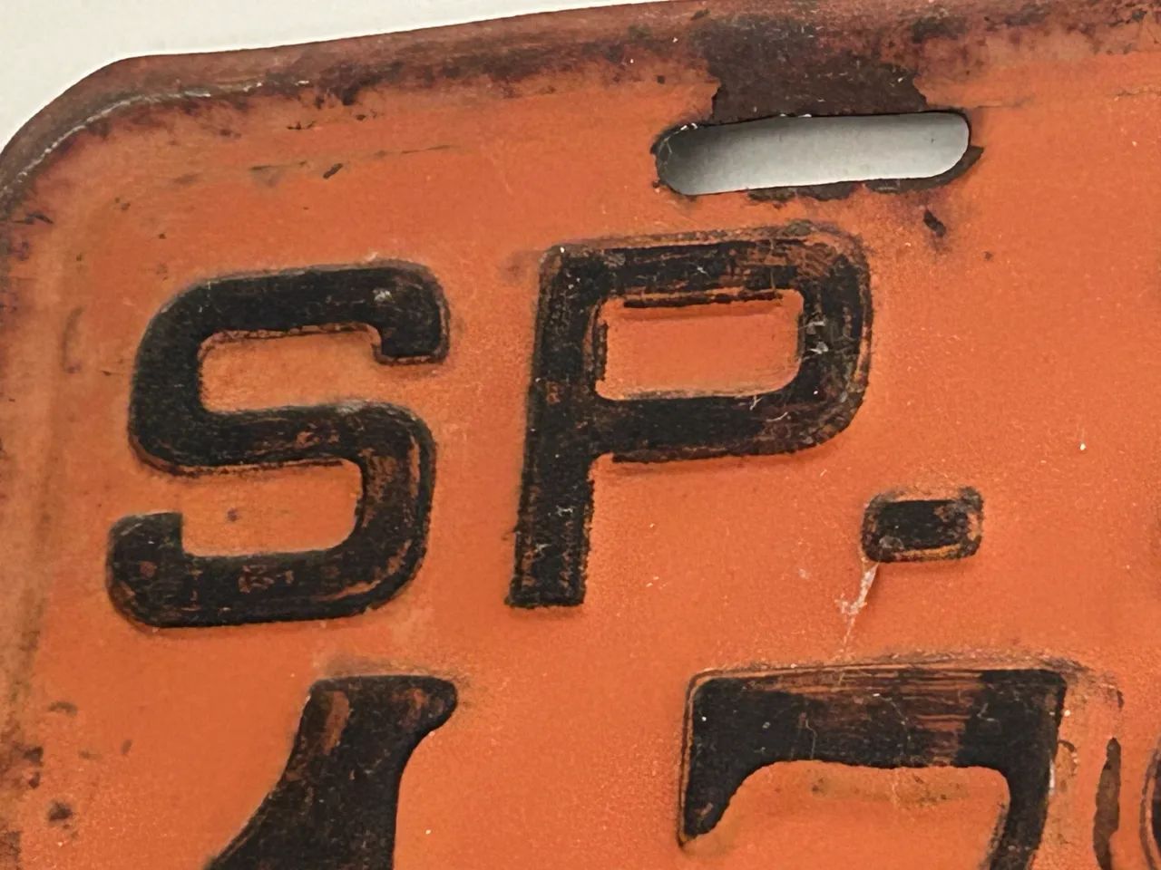 Placa de carro antiga 1964  - Foto 3