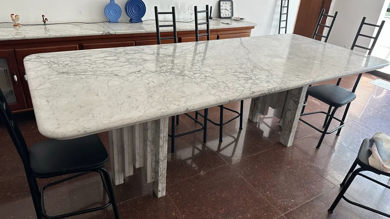 Mesa 100% mármore  - Foto 3