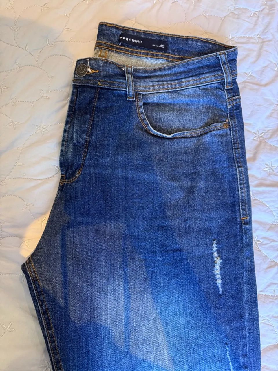 Calça Jeans Marfino - Masculina - Foto 2