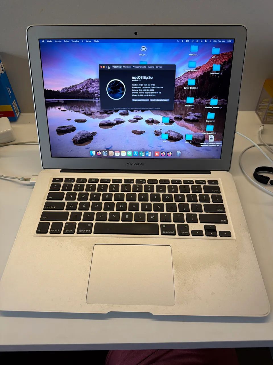 MacBook Air 13 Intel Core i5 4GB SSD macOS Big Sur - Notebooks
