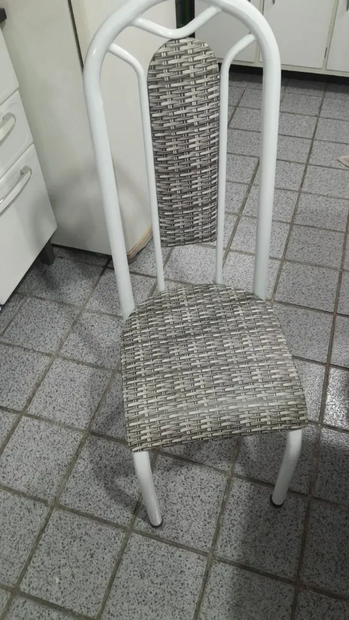 mesa tubular 4 cadeiras - Foto 3