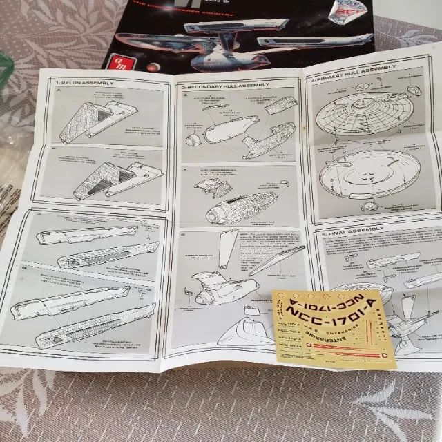 KIT modelo da nave U.S.S. Enterprise, AMT/ERTL - Foto 3