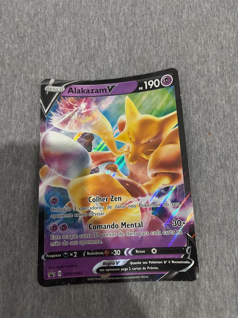 Vendo carta Pokémon do alakazam