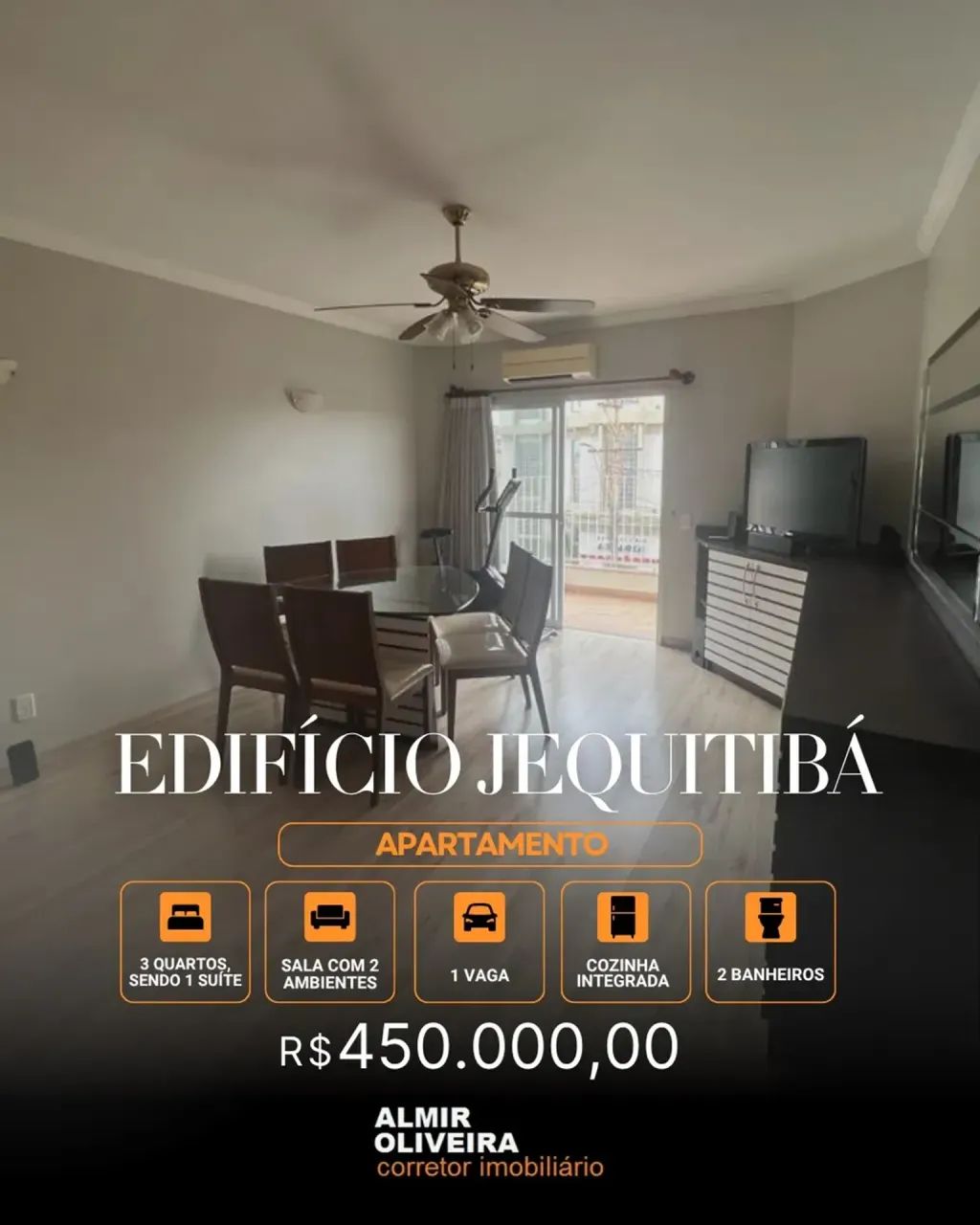 RO - Apartamento - Edifício Jequitibá - Centro - 03 Dormitórios (1 suíte) - 01 Vaga - Sert