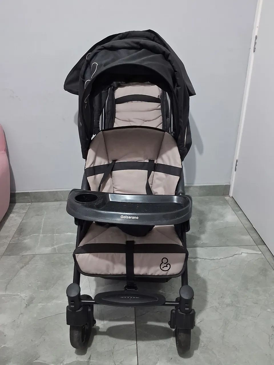 Carrinho de bebê para gêmeos Galzerano  - Foto 5