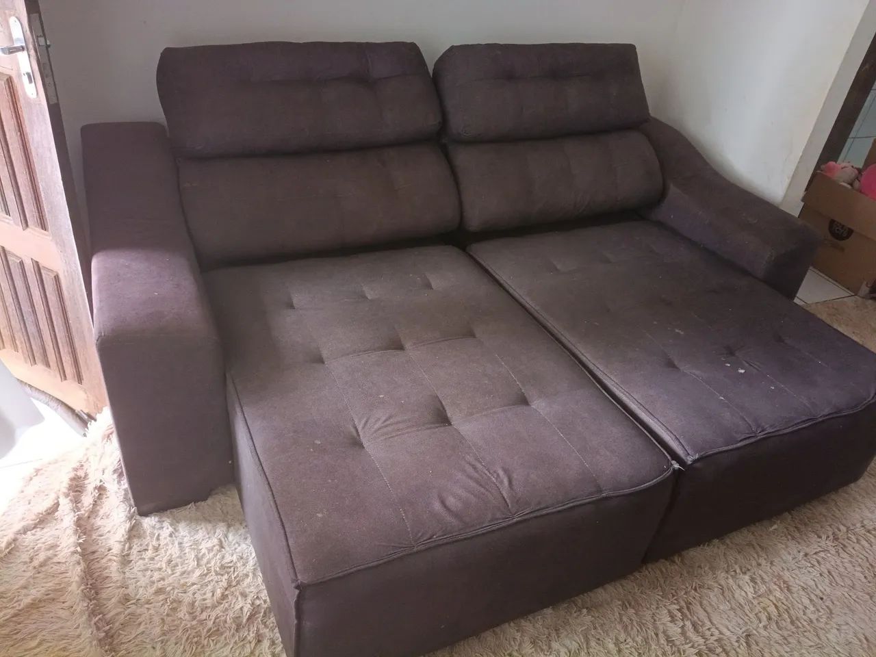 Vendo sofá retrátil 2 lugar  - Foto 2